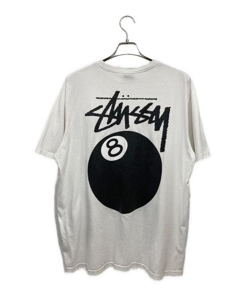 stussy（ステューシー）stussy (ステューシー) 8ボールTシャツ ホワイト サイズ:Lの古着・服飾アイテム