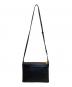 CELINE (セリーヌ) トリオラージレザーショルダーバッグ ブラック：60000円