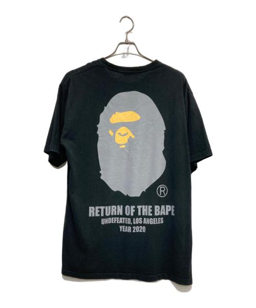 A BATHING APE（アベイシングエイプ）A BATHING APE (アベイシングエイプ) UNDEFEATED Tシャツ ブラック サイズ:2XLの古着・服飾アイテム