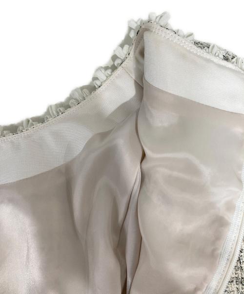 ANAYI（アナイ）ANAYI (アナイ) トライスピンツィードフレアワンピース　102327-14-450 ベージュ サイズ:36の古着・服飾アイテム