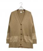 BURBERRY LONDONバーバリーロンドン）の古着「Vネックカーディガン」｜ベージュ