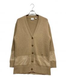 BURBERRY LONDON（バーバリーロンドン）の古着「Vネックカーディガン」｜ベージュ