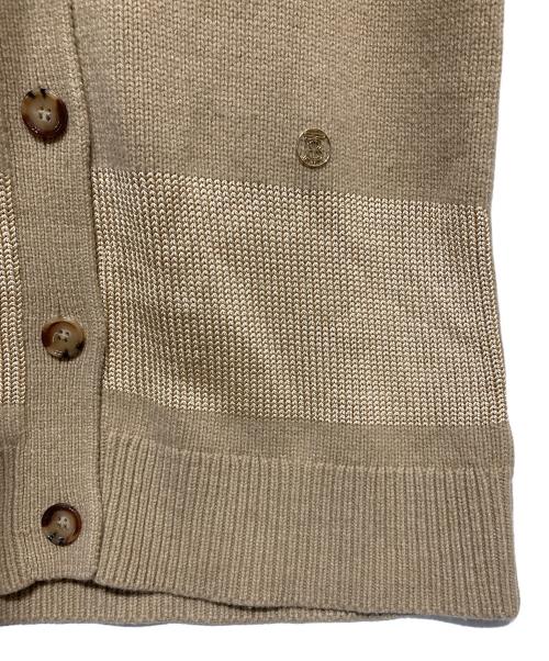 BURBERRY LONDON（バーバリーロンドン）BURBERRY LONDON (バーバリーロンドン) Vネックカーディガン ベージュ サイズ:Sの古着・服飾アイテム