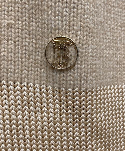 BURBERRY LONDON（バーバリーロンドン）BURBERRY LONDON (バーバリーロンドン) Vネックカーディガン ベージュ サイズ:Sの古着・服飾アイテム