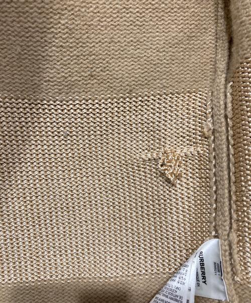 BURBERRY LONDON（バーバリーロンドン）BURBERRY LONDON (バーバリーロンドン) Vネックカーディガン ベージュ サイズ:Sの古着・服飾アイテム