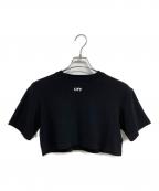 OFF-WHITEオフホワイト）の古着「OFFロゴショートTシャツ　OWAA081R21JER001」｜ブラック