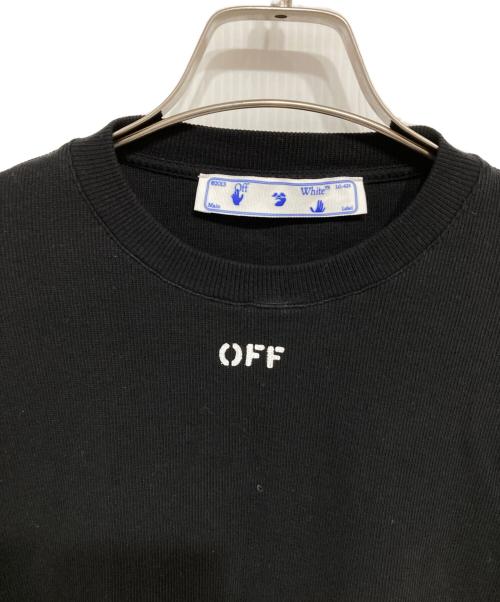 OFF-WHITE（オフホワイト）Off-White (オフホワイト) OFFロゴショートTシャツ　OWAA081R21JER001 ブラック サイズ:Ｓの古着・服飾アイテム