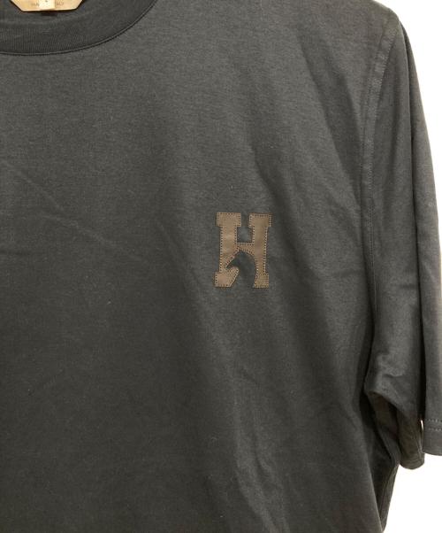 HERMES（エルメス）HERMES (エルメス) H’Cheval Tシャツ ネイビー サイズ:Ｌの古着・服飾アイテム