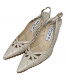JIMMY CHOO（ジミーチュウ）の古着「パンプス」｜ベージュ