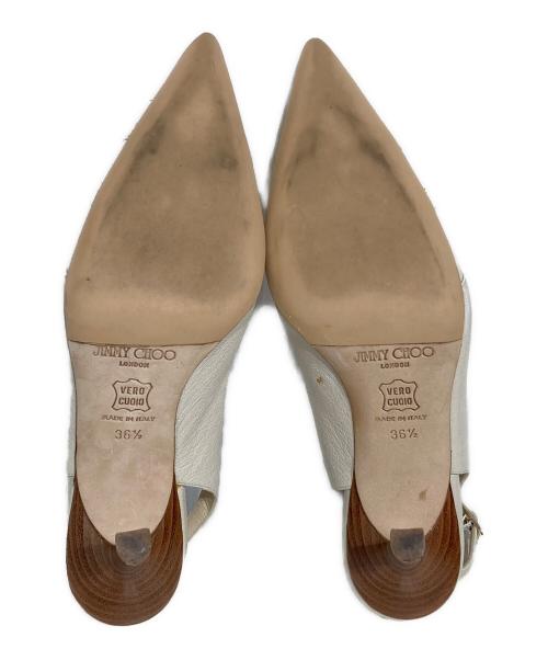 JIMMY CHOO（ジミーチュウ）JIMMY CHOO (ジミーチュウ) パンプス ベージュ サイズ:361/2の古着・服飾アイテム