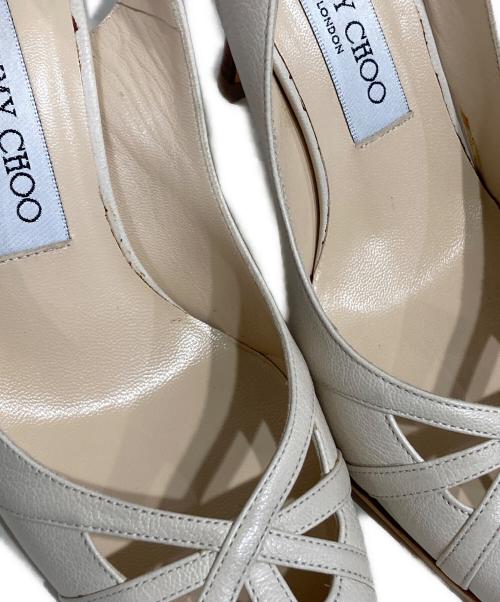 JIMMY CHOO（ジミーチュウ）JIMMY CHOO (ジミーチュウ) パンプス ベージュ サイズ:361/2の古着・服飾アイテム