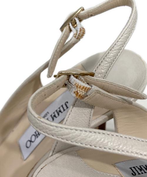 JIMMY CHOO（ジミーチュウ）JIMMY CHOO (ジミーチュウ) パンプス ベージュ サイズ:361/2の古着・服飾アイテム