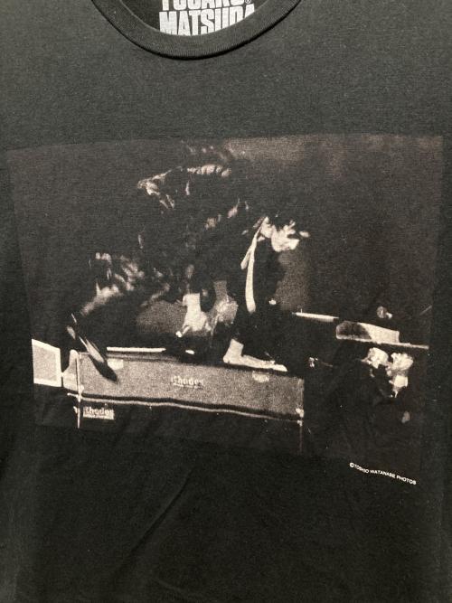 Hysteric Glamour（ヒステリックグラマー）Hysteric Glamour (ヒステリックグラマー) 松田優作フォトTEE ブラック サイズ:Mの古着・服飾アイテム