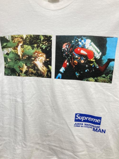 SUPREME（シュプリーム）Supreme (シュプリーム) COMME des GARCONS JUNYA WATANABE MAN (コムデギャルソンジュンヤワタナベマン) Nature Tee ホワイト サイズ:Sの古着・服飾アイテム