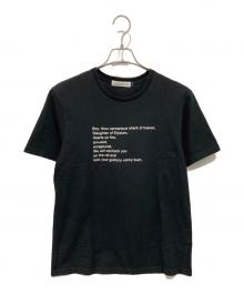 UNDERCOVER（アンダーカバー）の古着「SCRIPT POEM TEE」｜ブラック