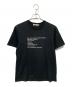 UNDERCOVER（アンダーカバー）の古着「SCRIPT POEM TEE」｜ブラック