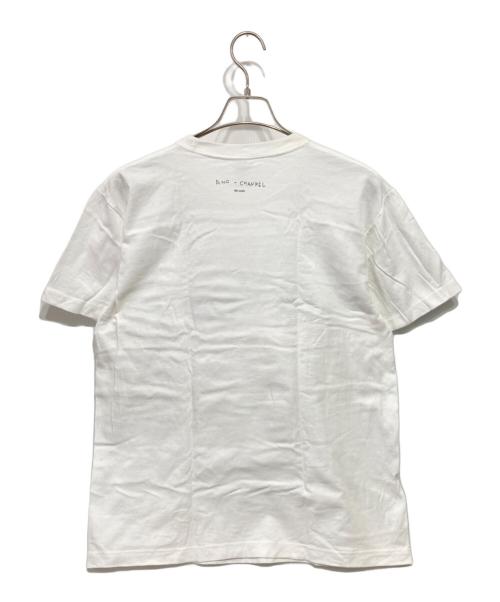 united athle（ユナイテッドアスレ）united athle (ユナイテッドアスレ) フォトTシャツ(ご用ですか？) ホワイト サイズ:Lの古着・服飾アイテム