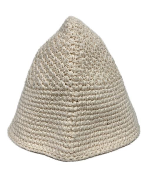 kijima takayuki（キジマタカユキ）kijima takayuki (キジマタカユキ) HAND KNIT SAILOR HAT/ハンドニットセーラーハット　KN-232802 ベージュ サイズ:-の古着・服飾アイテム