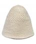 kijima takayuki (キジマタカユキ) HAND KNIT SAILOR HAT/ハンドニットセーラーハット　KN-232802 ベージュ サイズ:-：9000円