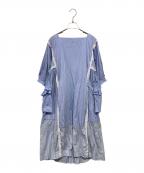 TAO COMME des GARCONSタオ コムデギャルソン）の古着「切替ワンピース」｜ブルー