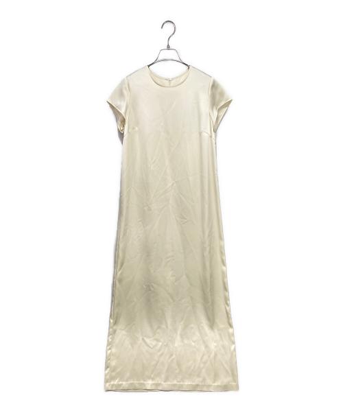 ETRE TOKYO（エトレトウキョウ）ETRE TOKYO (エトレトウキョウ) SATIN MAXI OP アイボリー サイズ:Sの古着・服飾アイテム