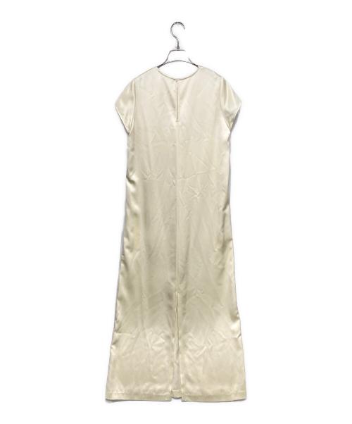 ETRE TOKYO（エトレトウキョウ）ETRE TOKYO (エトレトウキョウ) SATIN MAXI OP アイボリー サイズ:Sの古着・服飾アイテム