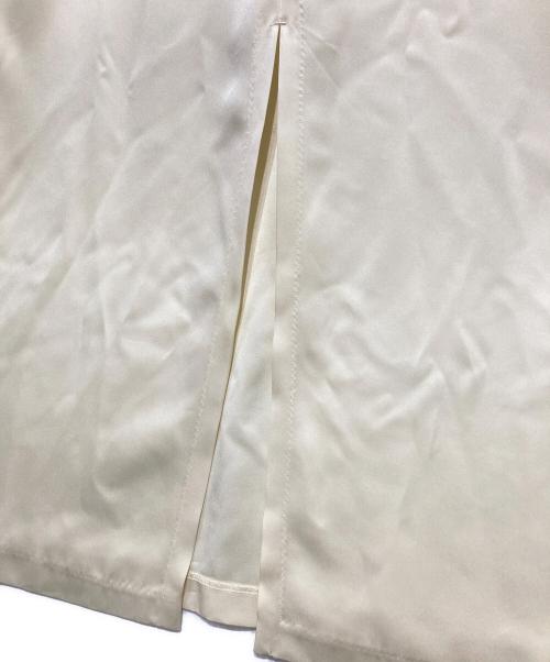 ETRE TOKYO（エトレトウキョウ）ETRE TOKYO (エトレトウキョウ) SATIN MAXI OP アイボリー サイズ:Sの古着・服飾アイテム