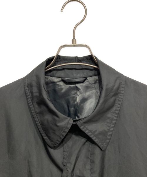 A.A.R yohji yamamoto（アール ヨウジヤマモト）A.A.R yohji yamamoto (アール ヨウジヤマモト) ステンカラーコート ブラック サイズ:Lの古着・服飾アイテム