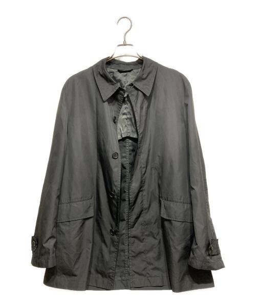A.A.R yohji yamamoto（アール ヨウジヤマモト）A.A.R yohji yamamoto (アール ヨウジヤマモト) ステンカラーコート ブラック サイズ:Lの古着・服飾アイテム