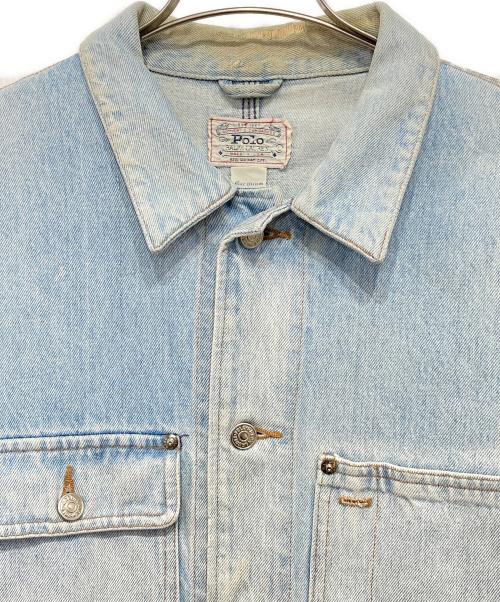POLO RALPH LAUREN（ポロ・ラルフローレン）POLO RALPH LAUREN (ポロ・ラルフローレン) 80-90’sデニムジャケット インディゴ サイズ:-の古着・服飾アイテム