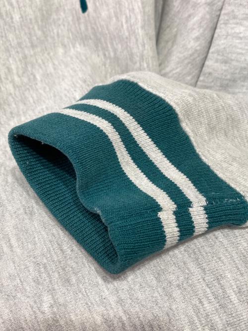 Champion REVERSE WEAVE（チャンピオン リバース ウィーブ）Champion REVERSE WEAVE (チャンピオン リバース ウィーブ) 90’sロゴスウェット グレー サイズ:X-LARGEの古着・服飾アイテム
