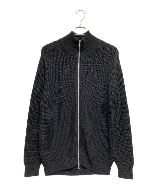 BATONER（バトナ―）BATONER (バトナ―) SIGNATURE DRIVERS KNIT ブラック サイズ:2の古着・服飾アイテム