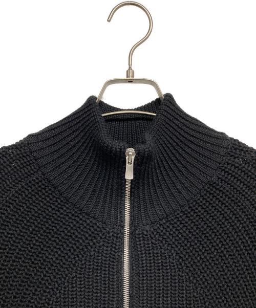 BATONER（バトナ―）BATONER (バトナ―) SIGNATURE DRIVERS KNIT ブラック サイズ:2の古着・服飾アイテム