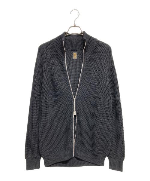 BATONER（バトナ―）BATONER (バトナ―) SIGNATURE DRIVERS KNIT ブラック サイズ:2の古着・服飾アイテム