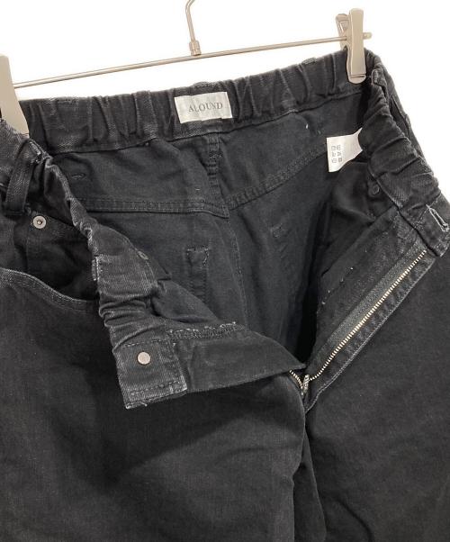 ALOUND（アラウンド）ALOUND (アラウンド) デニムパンツ ブラック サイズ:Mの古着・服飾アイテム