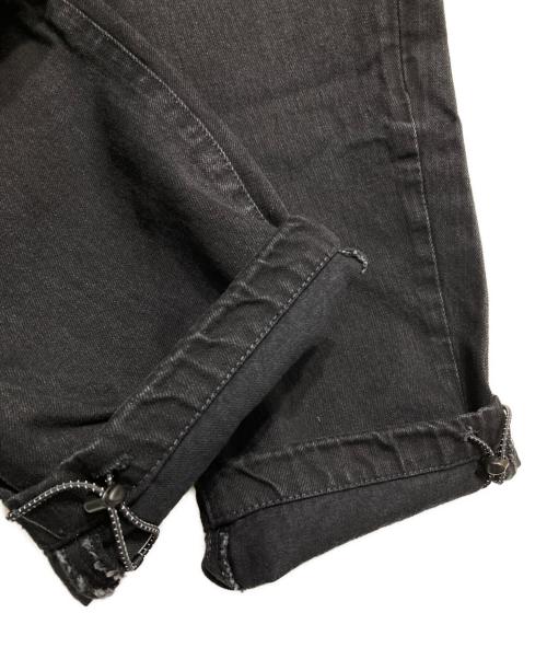 ALOUND（アラウンド）ALOUND (アラウンド) デニムパンツ ブラック サイズ:Mの古着・服飾アイテム