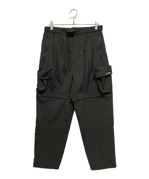 ALOUND（アラウンド）ALOUND (アラウンド) デタッチャブルカーゴパンツ ブラック サイズ:Mの古着・服飾アイテム