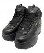 FILAフィラ）の古着「DISRUPTOR II WEDGE MID」｜ブラック