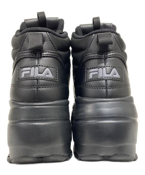 FILA（フィラ）FILA (フィラ) DISRUPTOR II WEDGE MID ブラック サイズ:23.5の古着・服飾アイテム