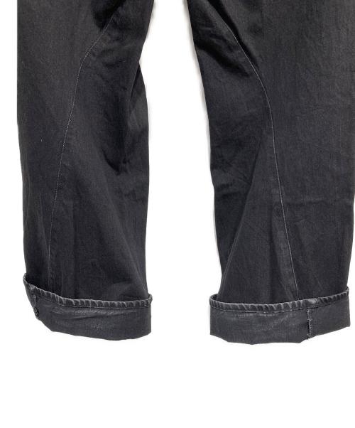 NVRFRGT（ネヴァーフォーゲット）NVRFRGT (ネヴァーフォーゲット) 3D TWISTED WIDE LEG JEANS グレー サイズ:1の古着・服飾アイテム