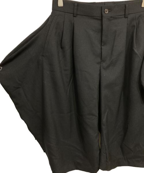 noir kei ninomiya（ノワール ケイ ニノミヤ）noir kei ninomiya (ノワール ケイ ニノミヤ) 変形ハーフパンツ　3P-P003　AD2025 25AW ブラック サイズ:Ｓの古着・服飾アイテム