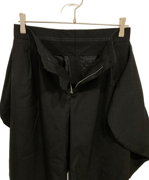 noir kei ninomiya（ノワール ケイ ニノミヤ）noir kei ninomiya (ノワール ケイ ニノミヤ) 変形ハーフパンツ　3P-P003　AD2025 25AW ブラック サイズ:Ｓの古着・服飾アイテム