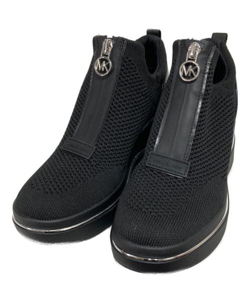 MICHAEL KORS（マイケルコース）MICHAEL KORS (マイケルコース) ウェッジスニーカー ブラック サイズ:5.5の古着・服飾アイテム