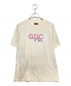 EVISU×GDCエヴィス×ジーディーシー）の古着「DIRTY WASHED LOGO TEE」｜ベージュ
