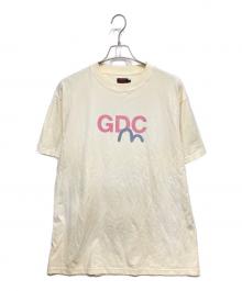 EVISU×GDC（エヴィス×ジーディーシー）の古着「DIRTY WASHED LOGO TEE」｜ベージュ