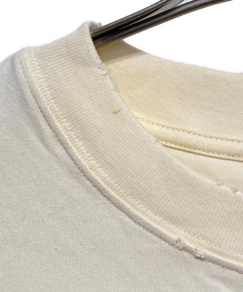 EVISU（エヴィス）EVISU (エヴィス) GDC (ジーディーシー) DIRTY WASHED LOGO TEE ベージュ サイズ:Lの古着・服飾アイテム