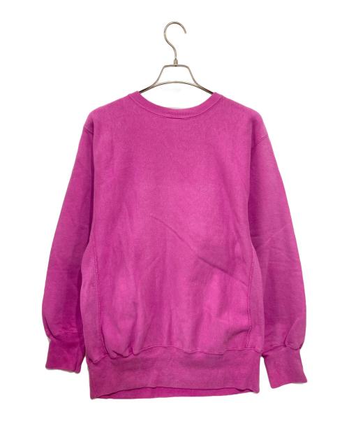 Champion REVERSE WEAVE（チャンピオン リバース ウィーブ）Champion REVERSE WEAVE (チャンピオン リバース ウィーブ) 90’sロゴスウェット ピンク サイズ:X-LARGEの古着・服飾アイテム