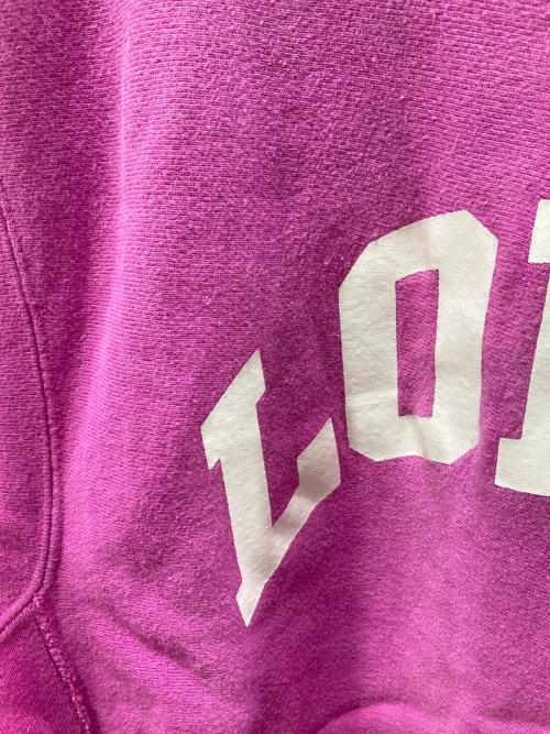 Champion REVERSE WEAVE（チャンピオン リバース ウィーブ）Champion REVERSE WEAVE (チャンピオン リバース ウィーブ) 90’sロゴスウェット ピンク サイズ:X-LARGEの古着・服飾アイテム