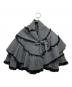 tricot COMME des GARCONS（トリココムデギャルソン）の古着「Frill Layered Wool Bolero Cardigan/フリルレイヤードウールボレロカーディガン」｜グレー
