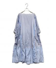 TAO COMME des GARCONS（タオ コムデギャルソン）の古着「22SS スクエアネック切替ワンピース」｜ブルー